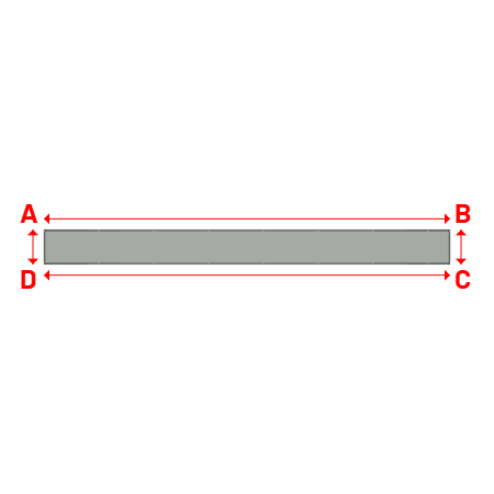 Bâche Rectangle en Protect 670 : La référence en matière de protection étanche Gris clair RAL 7038 - 13.00x1.10m