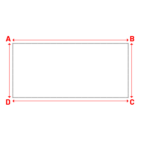 Bâche Rectangle en Protect 670 : La référence en matière de protection étanche Blanc RAL 9016 - 8.28x3.90m