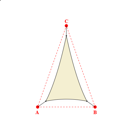 Voile d'ombrage triangle en AustralMesh - Toile d'ombrage ajourée Naturel (759 AustralMesh) - 1,42x2,38x2,38m