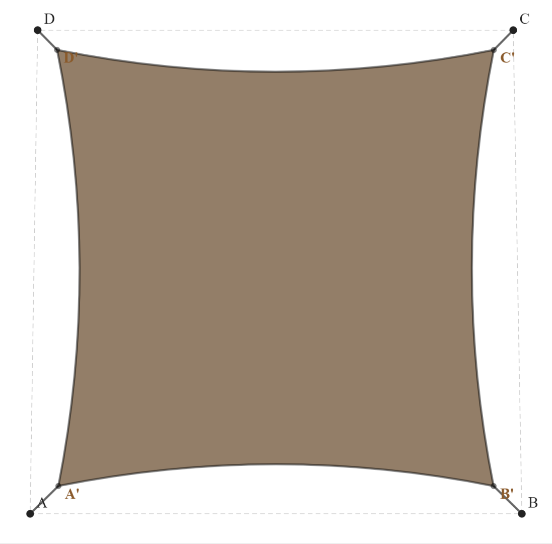 Voile d'ombrage - Voile d'ombrage Trapèze - Bois flotté 294 (AustralMesh)