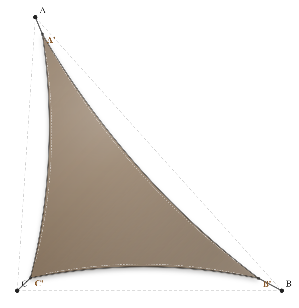 Voile d'ombrage - Forme Triangle - Bois flotté 294 (AustralMesh)