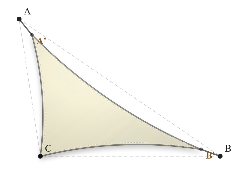 Voile d'ombrage - Forme Triangle - Naturel (759 AustralMesh)