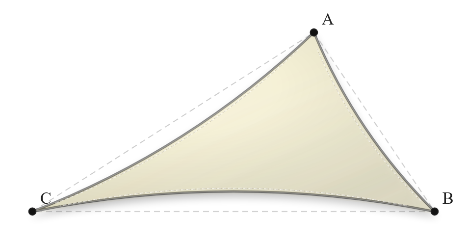 Voile d'ombrage - Forme Triangle - Naturel (759 AustralMesh)