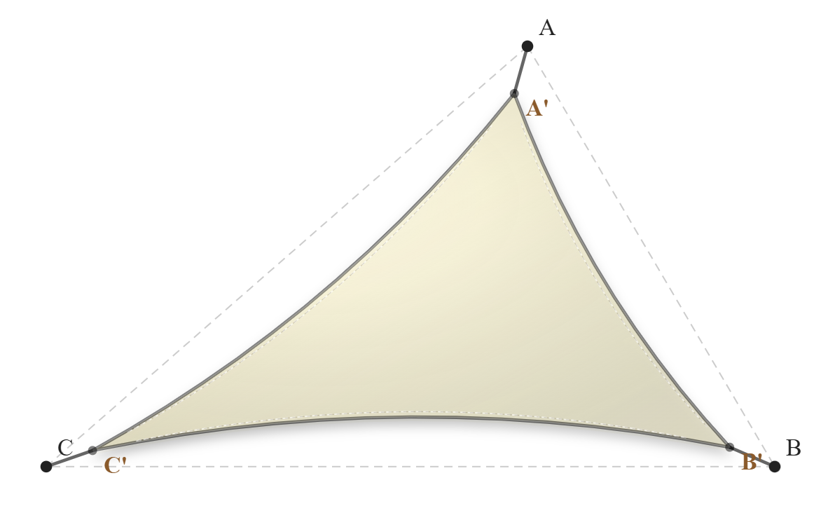 Voile d'ombrage - Forme Triangle - Naturel (759 AustralMesh)