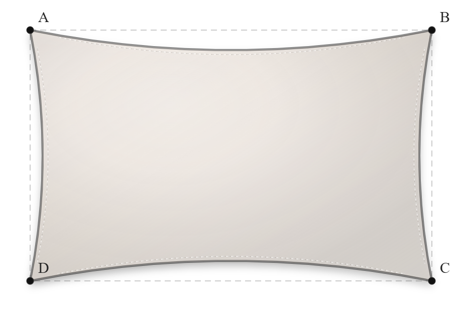 Voile d'ombrage - Forme Rectangle - Karité 96-50843