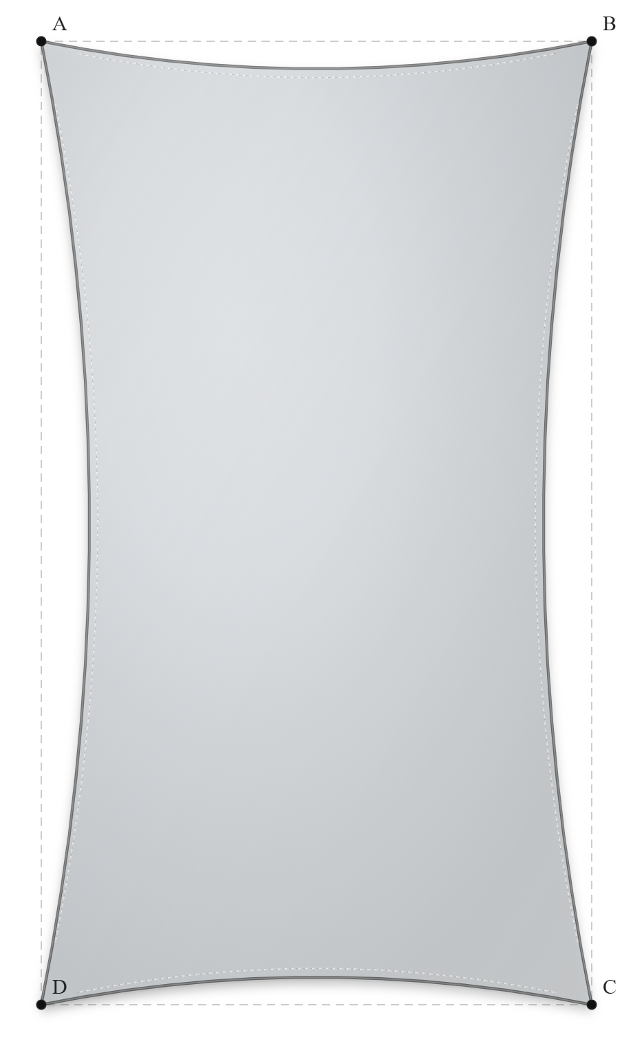 Voile d'ombrage - Forme Rectangle - Nuage 96-50272